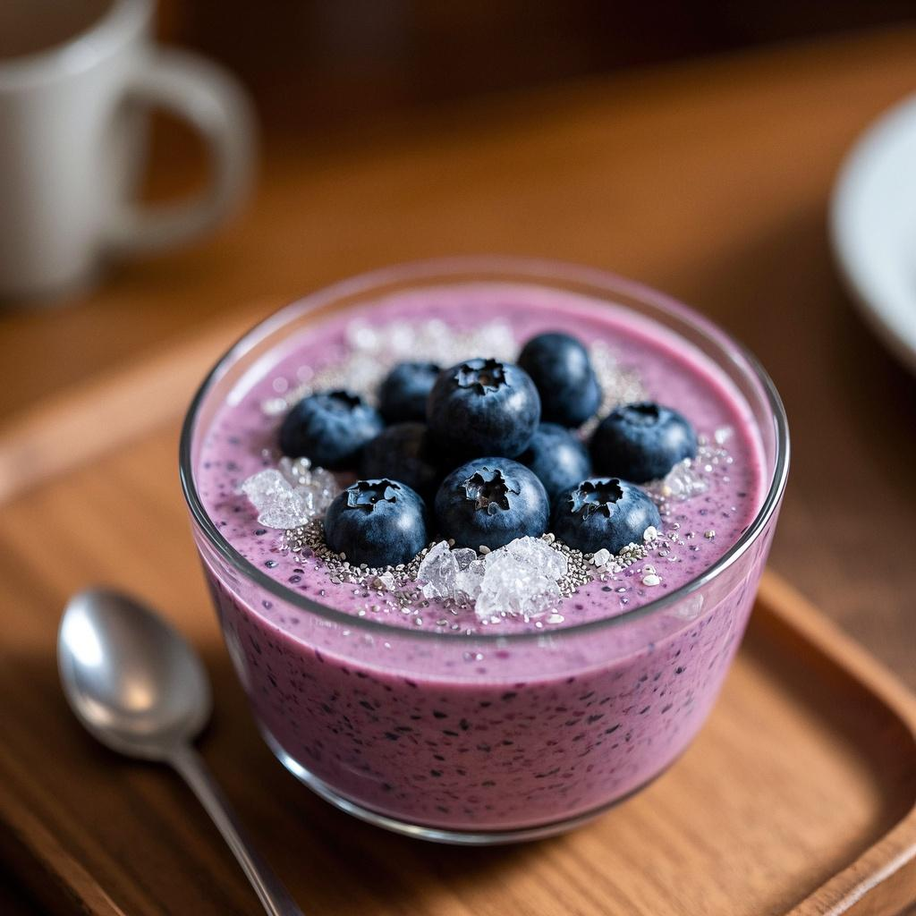 Blueberry Chia Seed Shake