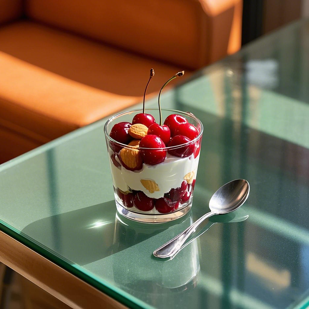 Cherry Almond Yogurt