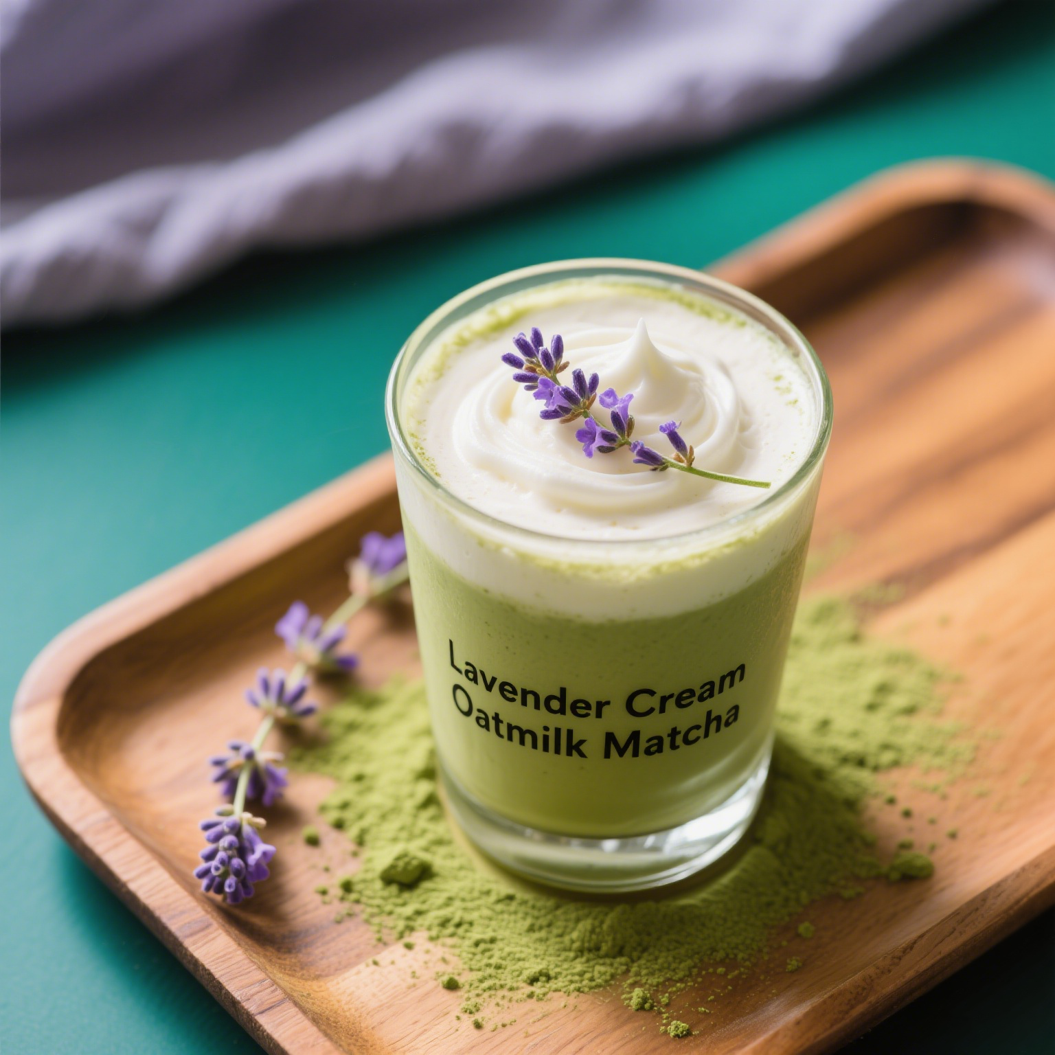 Lavender Cream Oatmilk Matcha